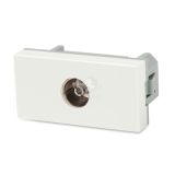 Модуль розетки TV 1М 45x22.5мм белый 249958 Hyperline