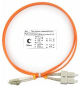 Шнур оптический duplex 1м LC-SC 62,5/125 мм LSZH 7608c Cabeus