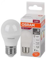 Лампа светодиодная LED 7 Вт E27 4000К 560Лм шарик 220 В (замена 60Вт) OSRAM 4058075579835 LEDVANCE