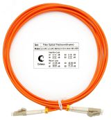 Шнур оптический duplex 3м LC-LC 62,5/125 мм LSZH 7604c Cabeus