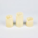 Фигура светодиодная «Свеча» на батарейках CR2032 (в/к) ULD-F060 WARM WHITE CANDLE SET3 в составе набора из 3 штук 1 светодиод Теплый белый свет UL-00008593 Uniel