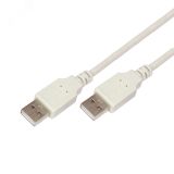 Кабель USB (шт. USB A - шт. USB A) 3 метра, серый, 18-1146 REXANT