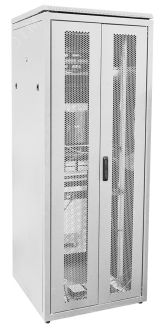 Шкаф сетевой 19' LINEA N 33U 800х800мм двустворчатая перфорированная дверь задняя перфорированная серый LN35-33U88-2PP ITK