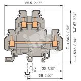 Клемма винтовая MA2.5/5 D2.N 2.5мм.кв 1SNA125490R1500 TE Connectivity (Entrelec,Tyco)