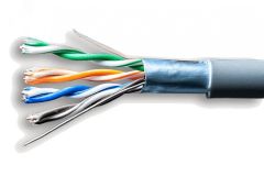 Витая пара FTP 4 пары AWG 24 Cat.5e внутренняя CCA (FTP 4x2x0,5 In/CCA) 01-1001 Net.on