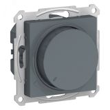 ATLASDESIGN СВЕТОРЕГУЛЯТОР (диммер) повор-нажим, LED, RC, 400Вт, мех., ГРИФЕЛЬ ATN000723 Systeme Electric
