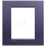 LivingLight Рамка прямоугольная 3+3 модуля Синий шелк LNA4826CB BTicino