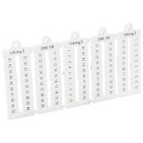 Viking Маркер пластиковый 5мм 1-50 горизонтальный 039509 Legrand