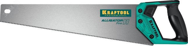 Ножовка для точного реза ''Alligator Fine 11'', 450 мм, 11 TPI 3D зуб 15203-45 KRAFTOOL