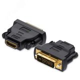 Адаптер переходник DVI 24 1M на HDMI 19F, контакты позолоченные 1000667023 Vention