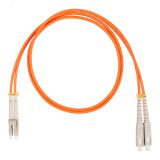 Шнур оптический коммутационный (патч-корд), LC-SC, дуплекс (duplex) OM2, нг(А)-HF, оранжевый, 1,5 м DR-220152 Datarex