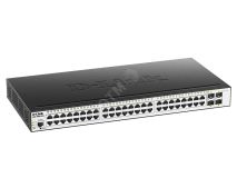 Коммутатор управляемый L2 52 порта RJ45/SFP 10 100 1000 Мб/с 115944 D-Link