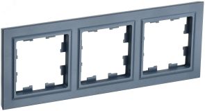 BRITE Рамка 3 поста РУ-3-БрМ маренго BR-M32-K35 IEK
