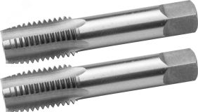 Комплект метчиков М16x1.5мм, сталь 9ХС, ручные 4-28006-16-1.5-H2 ЗУБР