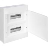Practibox S Пластиковый щиток Навесной (ЩРн-П) 2X12 Белая дверь 135602 Legrand