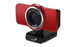 Веб-камера ECam 8000 1920x1080, микрофон, 360град, USВ B 2.0, красный 32200001401 Genius