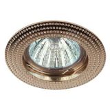 Светильник литой MR16,12V/220V, 50W золото KL55 GD Б0017100 ЭРА