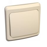 ЭТЮД Выключатель одноклавишный скрытый бежевый сх.1 BC10-001K Systeme Electric