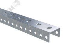 П-образный профиль PSM, L1300, толщ.2,5 мм, INOX 304 IBPM2913C DKC
