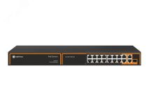 Коммутатор неуправляемый PoE 16 портов 10/100 Мб/с, 2хRJ45, 1хSFP, 300 Вт В0000015410 Optimus CCTV