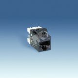 Коннектор RJ-12, S27,73L,82,82N,82C,88, чёрный 75528-39 Simon