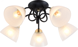 Люстра Luiza 9140-305 5 х Е27 60 Вт модерн Б0054904 Rivoli