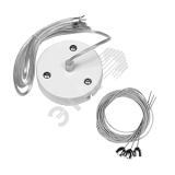 Комплект для подвеса светильника NIMBUS 25W и 35W белый, длина троса 4 м V4-A0-70.0018.NMB-0005 Вартон