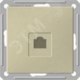 W59 Розетка компьютерная скрытая в рамку шампань RSI-152K5E-4-86 Systeme Electric