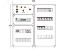 Щит управления электрообогревом HS 9x3400 D850 (в комплекте с терморегулятором) DBS031 DEVIbox