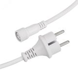 Шнур питания ARD-CLASSIC-ICEFALL-1.5м White (230V) (ARDCL, Закрытый) 026106 Arlight