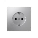 ARTGALLERY розетка с заземлением, 16А, механизм, алюминий GAL000343 Systeme Electric