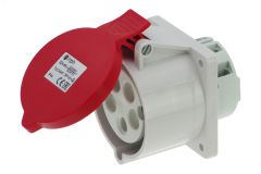 Розетка встраиваемая 32A/400V/3P+N+E/IP44, фланец 75x75 00-00032485 INPIN