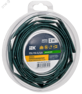 Трубка термоусадочная ТТУ нг-LS 5/2,5 зеленая (2м/упак) IEK UDR12-005-D25-002-K06-T IEK