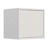 Шкаф настенный телекоммуникационный LIME 6U 550х350х370мм, 2 профиля 19, дверь сплошная металл, боковые стенки несъемные, разобранный, серый RAL 7035 УТ000140109 NTSS