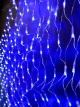 Электрогирлянда Сетка 300LED уличная синяя 4610003328610 JazzWay