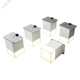 Светодиодный светильник RVE-LBX-LUMO20-PLAZA5010-5-GR (Квадрат Грильято 5шт 40х40х60мм 12Вт встраиваемый 4000K Белый) RVE00003240 RVElektro