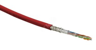 Кабель SFUTP4-C5E-S24-IN-LSZH-RD-305 (305 м) витая паракат.5e 4 пары (24 AWG) 444630 Hyperline