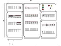 Щит управления электрообогревом HS 15x2700 D330 (в комплекте с терморегулятором и датчиком температуры) DBS129 DEVIbox