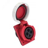 Розетка стационарная внутренняя угловая 4242 3Р+РЕ 32А 380В IP67 PROxima ps-4242-32-380 EKF