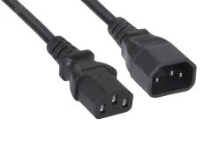 Кабель питания монитор-компьютер IEC 320 C13 - IEC320 C14 (3x1.0). 1.8 м 11016c Cabeus