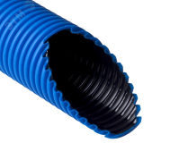Труба двухстенная ПНД/ПВД 63/52мм синяя (100м) Т2-КЛ0-063С(100) RUVinil