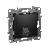 ETIKA Розетка компьютерная RJ45 категория 6 UTP антрацит 672653 Daccord/Legrand