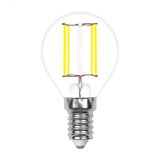 Лампа светодиодная с трехступенчатым диммером 100-50-10 LED 5вт 175-250В шар 420Лм Е14 3000К Multibrigh филамент UL-00002369 Uniel