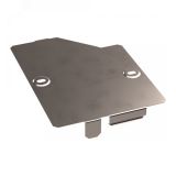 Крышка переходника правого Стандарт INOX (AISI 409) 200х150 PR16.5905 Промрукав