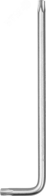 Ключ ''ЭКСПЕРТ'' имбусовый длинный, Cr-Mo, сатинированное покрытие, TORX 25 27452-25 ЗУБР