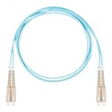 Шнур оптический коммутационный (патч-корд), SC-SC, дуплекс (duplex) OM3, нг(А)-HF, бирюзовый, 3,0 м DR-221164 Datarex