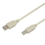 Кабель USB B - USB A, 1.8м., серый 18-1104 REXANT