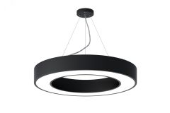 Светильник светодиодный Geometria Ring SPO-133-B-40K-045 45Вт 4000К 3200Лм IP40 600*600*80 черный подвесной Б0050563 ЭРА