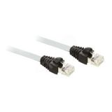 Ethernet кабель 1 м c 2 разъемами RJ45 TCSECN3M3M1S4U Schneider Electric