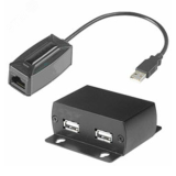 Удлинитель клавиатура/мышь 1хRJ45, 1хUSB, до 300 м 00004432 SC&T
